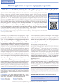 Cover page: Clinical applications of aqueous angiography in glaucoma.