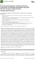 Cover page: Evaluating Endmember and Band Selection Techniques for Multiple Endmember Spectral Mixture Analysis using Post-Fire Imaging Spectroscopy