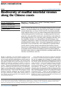 Cover page: Biodiversity of mudflat intertidal viromes along the Chinese coasts.