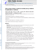 Cover page: Effect of time of birth on maternal morbidity during childbirth hospitalization in California.