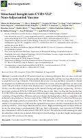 Cover page: Structural Insight into CVB3-VLP Non-Adjuvanted Vaccine