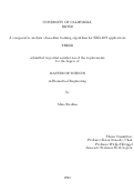 Cover page: A comparative analysis of machine learning algorithms for EEG-BCI applications