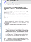 Cover page: Effects of ibudilast on central and peripheral markers of inflammation in alcohol use disorder: A randomized clinical trial.