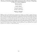 Cover page: Having an Interdependent Self-Construal Leads to Greater Weighting of Data In Causal Judgment