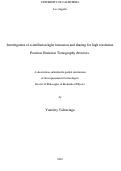 Cover page: Investigation of scintillation light extraction and sharing for high resolution Positron Emission Tomography detectors.