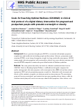 Cover page: Goals for Reaching Optimal Wellness (GROWell): A clinical trial protocol of a digital dietary intervention for pregnant and postpartum people with prenatal overweight or obesity