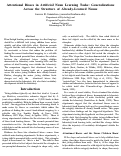 Cover page: Attentional Biases in Artificial Noun Learning Tasks: Generalizations Across the Structure of Already-Learned Nouns