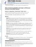 Cover page: Effect of interictal epileptiform discharges on EEG-based functional connectivity networks.