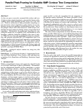 Cover page: Parallel Peak Pruning for Scalable SMP Contour Tree Computation