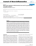 Cover page: Differential regulation of Aβ42-induced neuronal C1q synthesis and microglial activation