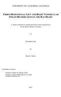 Cover page: Three-Dimensional Left and Right Ventricular Strain Distributions in The Rat Heart /