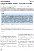 Cover page: Integrative Subtype Discovery in Glioblastoma Using iCluster