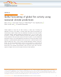 Cover page: Skilful forecasting of global fire activity using seasonal climate predictions