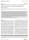 Cover page: Experimental evidence of plasmarons and effective fine structure constant in electron-doped graphene/h-BN heterostructure