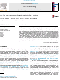 Cover page: On the representation of capsizing in iceberg models