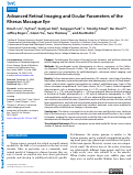 Cover page: Advanced Retinal Imaging and Ocular Parameters of the Rhesus Macaque Eye