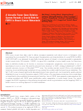 Cover page: A Versatile Tumor Gene Deletion System Reveals a Crucial Role for FGFR1 in Breast Cancer Metastasis