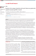 Cover page: Bacteria in the airways of patients with cystic fibrosis are genetically capable of producing VOCs in breath.