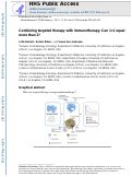 Cover page: Combining targeted therapy with immunotherapy. Can 1+1 equal more than 2?