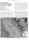 Cover page: A Cremation and an Inhumation from the Dover Over ow Site (CA-MER-415), Merced County, California