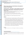 Cover page: Effect of age at onset on cortical thickness and cognition in posterior cortical atrophy