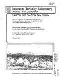 Cover page: Radionuclide Solubility and Speciation Studies for the Yucca Mountain Site Characterization Project