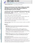 Cover page: Thirteen-Year Outcomes in Very Preterm Children Associated with Diffuse Excessive High Signal Intensity on Neonatal Magnetic Resonance Imaging.