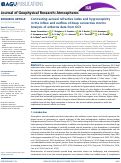 Cover page: Contrasting aerosol refractive index and hygroscopicity in the inflow and outflow of deep convective storms: Analysis of airborne data from DC3