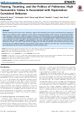 Cover page: Teasing, Taunting, and the Politics of Politeness: High Sociometric Status Is Associated with Expectation-Consistent Behavior