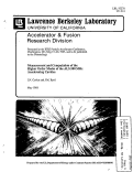 Cover page: Measurement and Computation of the Higher Order Modes of the ALS 500 MHz Accelerating Cavities