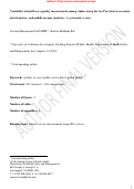 Cover page: Variability in Health Care Quality Measurement among Studies Using Service Provision Assessment Data from Low- and Middle-Income Countries: A Systematic Review.