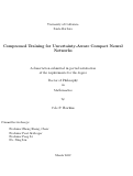 Cover page: Compressed Training for Uncertainty-Aware Compact Neural Networks