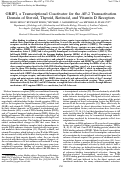 Cover page: GRIP1, a transcriptional coactivator for the AF-2 transactivation domain of steroid, thyroid, retinoid, and vitamin D receptors.