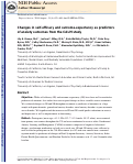 Cover page: CHANGES IN SELF‐EFFICACY AND OUTCOME EXPECTANCY AS PREDICTORS OF ANXIETY OUTCOMES FROM THE CALM STUDY