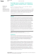 Cover page: Knowledge Gaps in Anesthetic Gas Utilization in a Large Academic Hospital System: A Multicenter Survey