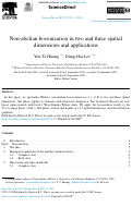 Cover page: Non-abelian bosonization in two and three spatial dimensions and applications