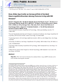 Cover page: Does Older Age Confer an Increased Risk of Incident Neurocognitive Disorders Among Persons Living with HIV Disease?