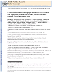 Cover page: Chronic Inflammation in Benign Prostate Tissue Is Associated with High-Grade Prostate Cancer in the Placebo Arm of the Prostate Cancer Prevention Trial