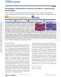 Cover page: Investigation of Hierarchical Structure Formation in Merocyanine Photovoltaics