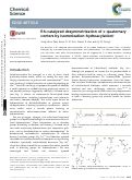 Cover page: Rh-catalyzed desymmetrization of α-quaternary centers by isomerization-hydroacylation