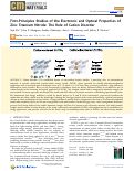 Cover page: First-Principles Studies of the Electronic and Optical Properties of Zinc Titanium Nitride: The Role of Cation Disorder.