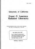 Cover page: TORSION-EFFUSION STUDY OF THE VAPOR PRESSURE AND HEAT OF SUBLIMATION OF GALLIUM