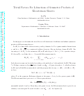 Cover page: Trivial factors for L-functions of symmetric products of Kloosterman sheaves