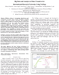 Cover page: Big Data and Analysis of Data Transfers for International Research Networks Using NetSage