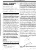 Cover page: Inhibition of Photosynthesis by a Fluoroquinolone Antibiotic