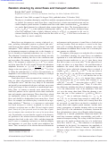 Cover page: Random shearing by zonal flows and transport reduction