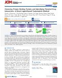 Cover page: Clustering Protein Binding Pockets and Identifying Potential Drug Interactions: A Novel Ligand-Based Featurization Method.