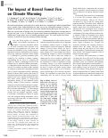 Cover page: The Impact of Boreal Forest Fire on Climate Warming