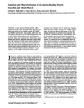 Cover page: Isolation and characterization of a laminin-binding protein from rat and chick muscle.