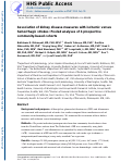 Cover page: Association of Kidney Disease Measures With Ischemic Versus Hemorrhagic Strokes